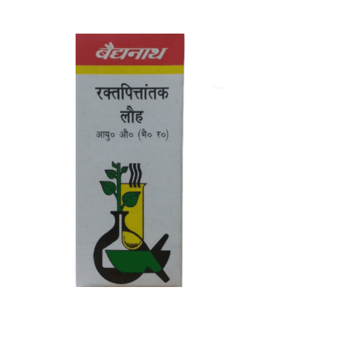 Baidyanath Raktpittantak Lauh Tablet – Ayurvedic Support for Bleeding Disorders & Pitta Balance