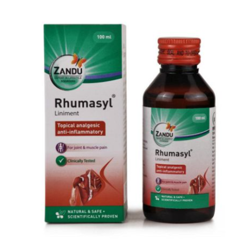 Zandu Rhumasyl Oil (Liniment) 100ml Pack of 2 – Ayurvedic Joint & Muscle Relief - LUXURY GLOW
