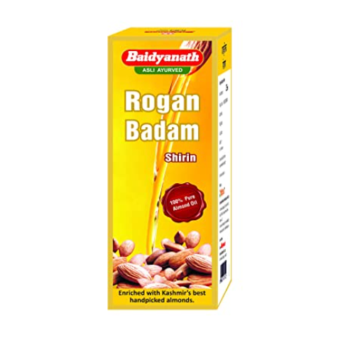 Baidyanath Rogan Badam Shirin – Pure Sweet Almond Oil for Brain, Skin & Hair Health