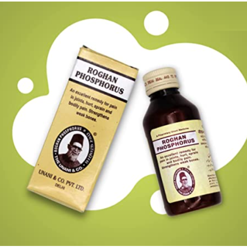 Unani & Co. Roghan Phosphorus Oil (100ml) – Bone Strength & Joint Comfort Massage Oil