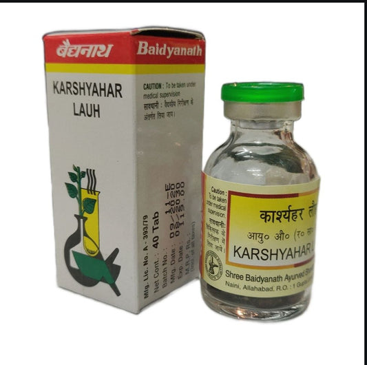 Baidyanath Karshyahar Lauh – Ayurvedic Iron Supplement for Energy & Hemoglobin Support