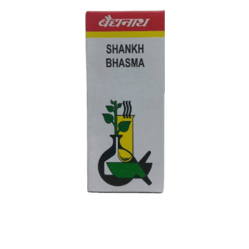 Baidyanath Shankh Bhasma – Ayurvedic Support for Digestion, Skin & Gut Health (10g)