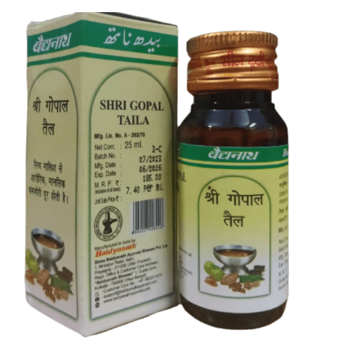 Baidyanath Shri Gopal Tel – Sexual Wellness, Memory & Nerve Strengthening Ayurvedic Oil