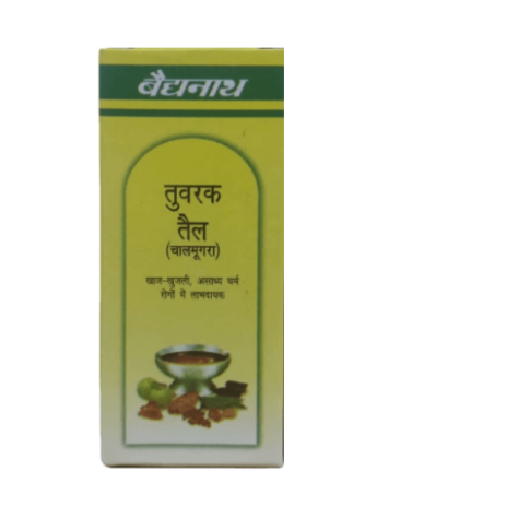 Baidyanath Tuvrak Tel – Ayurvedic Chaulmogra Oil for Skin Infections & Ringworm Relief