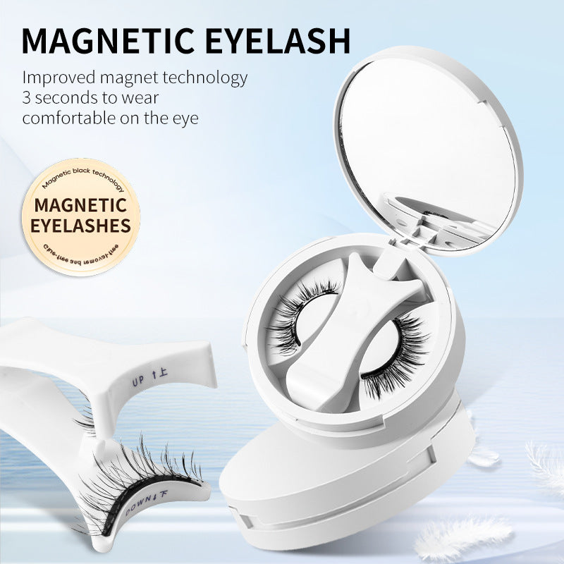 LuxuryGlow Magnetic Eyelashes with Storage Box & Applicator – Glue-Free & Reusable
