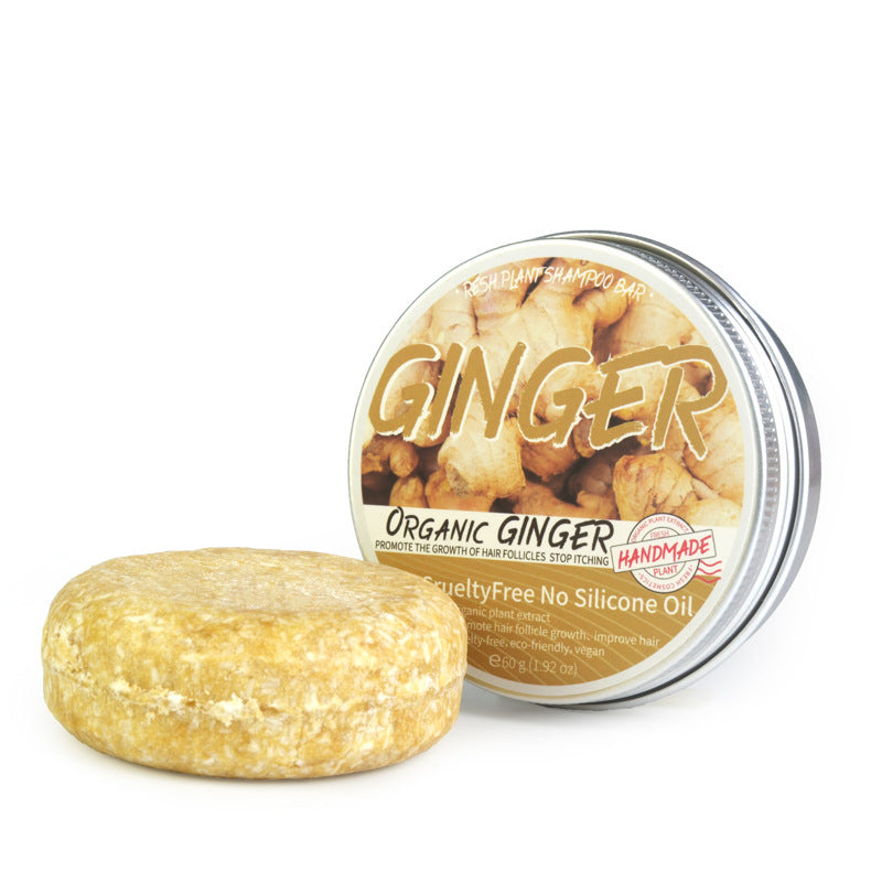 LuxuryGlow Ginger Shampoo Soap Bar – Anti-Dandruff & Hair Refreshing Treatment (60g)