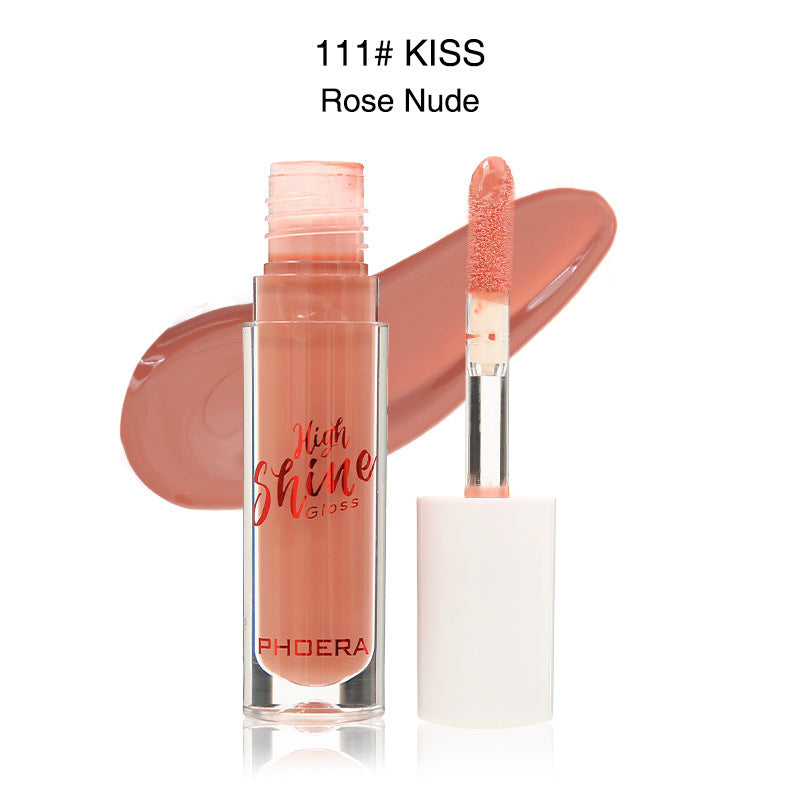 Bálsamo labial Crystal Jelly de PHOERA: brillo labial hidratante de larga duración