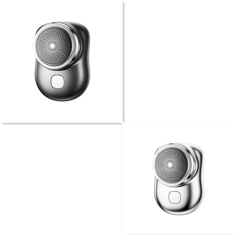 ماكينة حلاقة كهربائية صغيرة محمولة بمنفذ USB من LuxuryGlow للرجال والنساء - ماكينة حلاقة لاسلكية جافة ورطبة