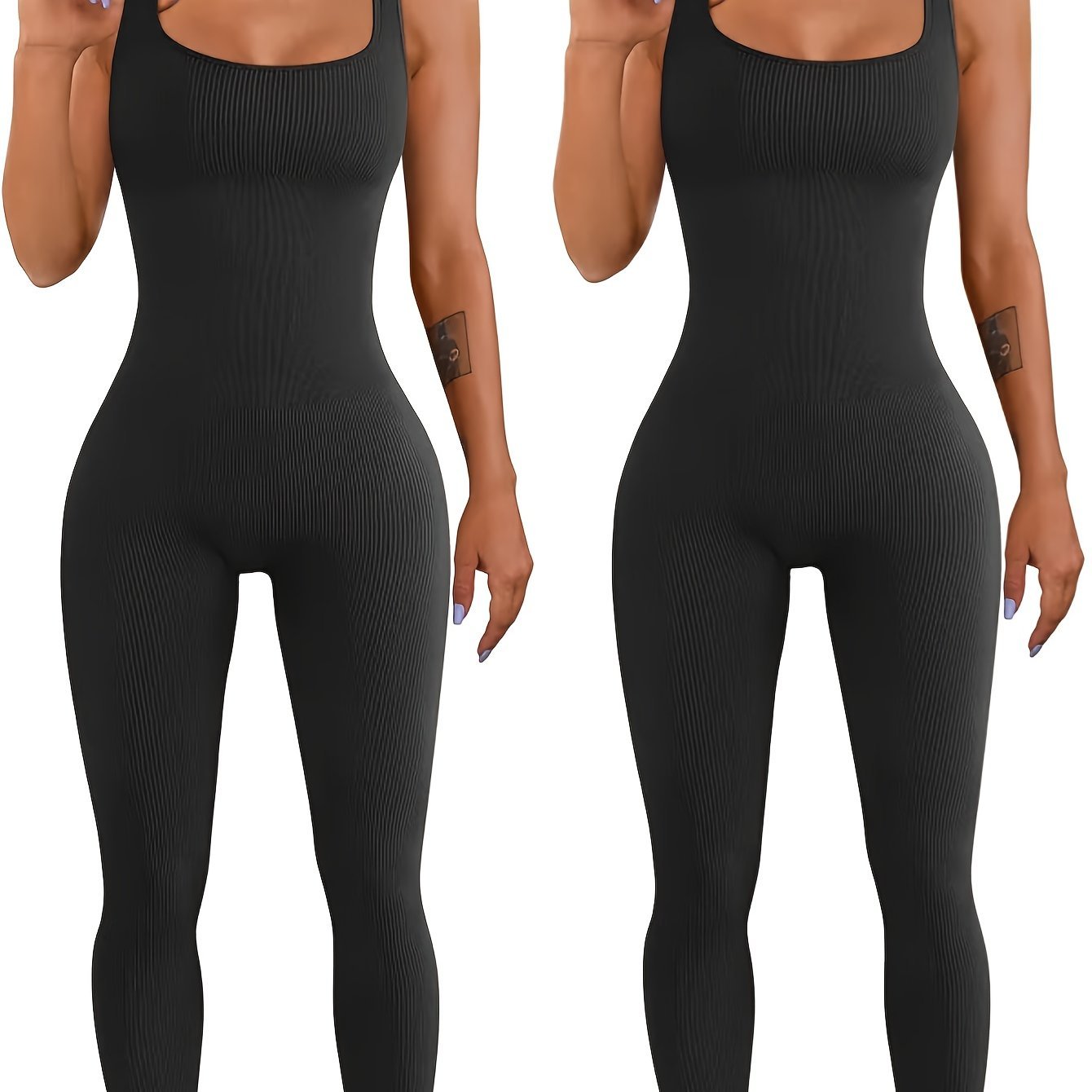 Camiseta sin mangas con tirantes y mallas de LuxuryGlow para mujer: mezcla de elastano, manga larga y botones.