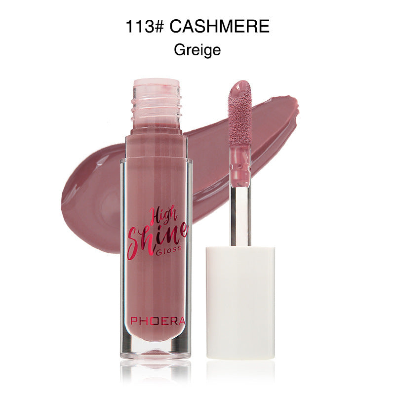 Bálsamo labial Crystal Jelly de PHOERA: brillo labial hidratante de larga duración