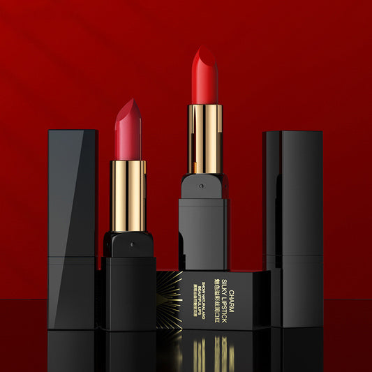 LuxuryGlow Moisturizing Matte Lipstick – Long-Lasting, Soft Touch, 8 Charming Shades
