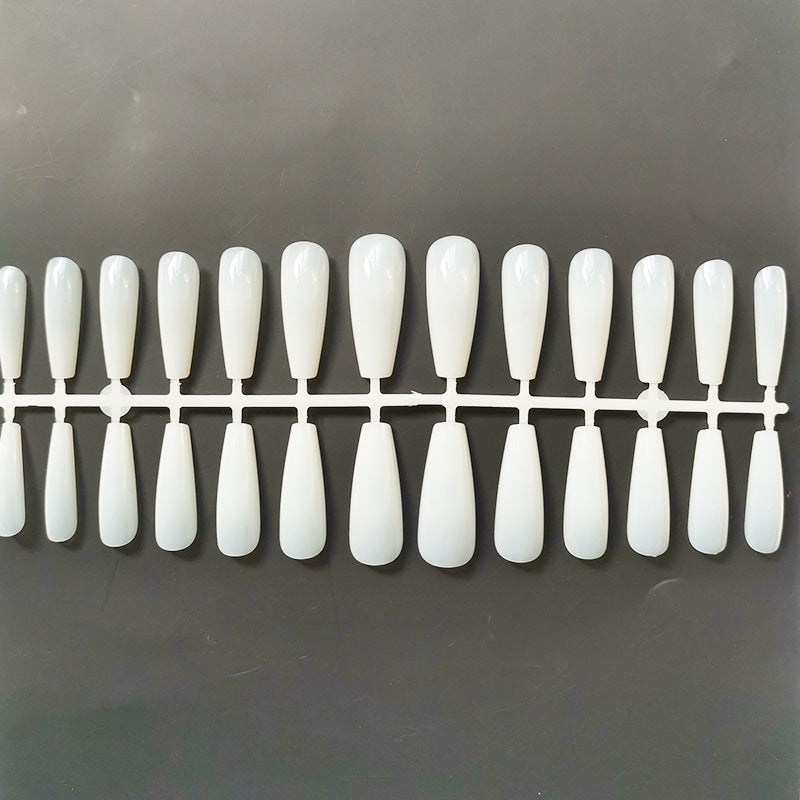 LuxuryGlow Ultra-Thin Non-Marking False Nails – Impact-Resistant Transparent Tips