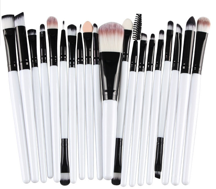 LuxuryGlow Professional 5-in-1 Makeup Brush Set – Powder, Blush & Eyeshadow Brushes