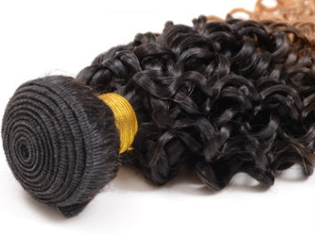 Extensiones de cabello humano 100 % real LuxuryGlow: peluca con degradado natural para mayor volumen y longitud