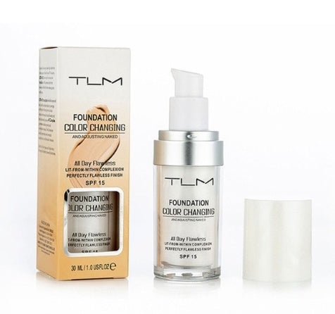 Base de maquillaje TLM con cambio de color activado por la temperatura y FPS 50 – Corrector BB natural