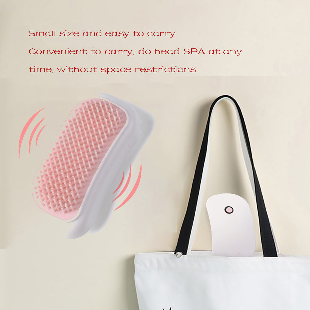 LuxuryGlow Electric Scalp Massager for Hair Growth & Stress Relief – Mini Head Scrubber