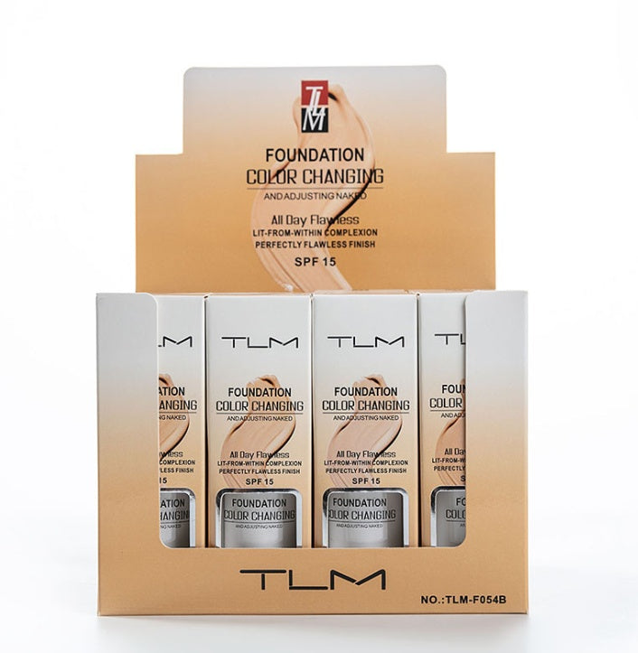 Base de maquillaje TLM con cambio de color activado por la temperatura y FPS 50 – Corrector BB natural