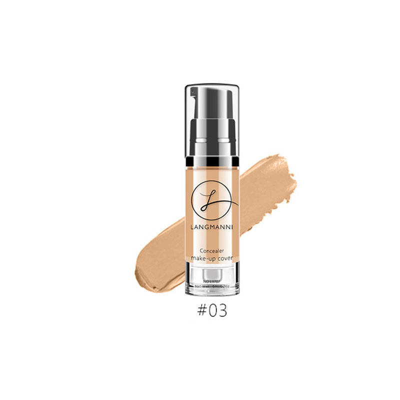 Base de maquillaje líquida hidratante LANGMANNI: resistente al agua y con una cobertura impecable