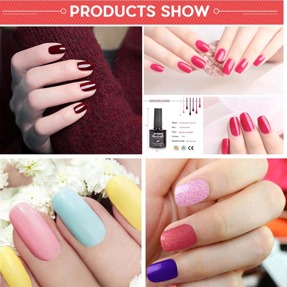 Máquina de fototerapia para uñas Santilady de 80 W: kit para uñas de gel con lámpara LED y esmalte