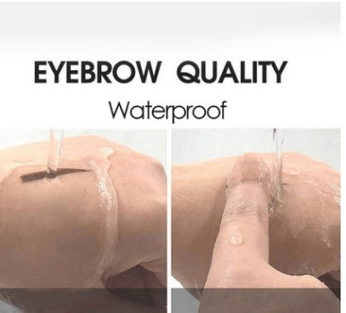 LuxuryGlow Waterproof Eyebrow Stamp Kit with Stencils – Instant Natural Brows