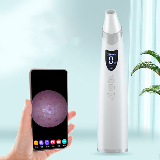 LuxuryGlow Smart Visual Blackhead Remover with Mobile App & HD Pore View