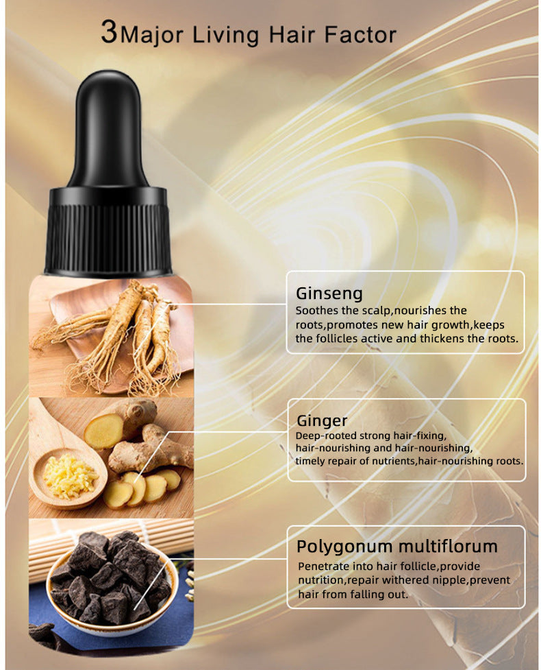 Aceite para el Crecimiento del Cabello GZBITYHN: Aceite Esencial Nutritivo para el Cuero Cabelludo y el Crecimiento del Cabello