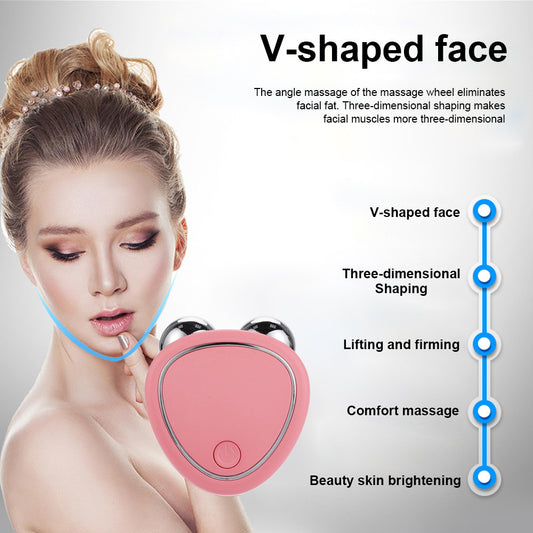 GUARD WING Microcurrent Face Massager Roller – Ultrasonic & Ion Skin Tightening Tool