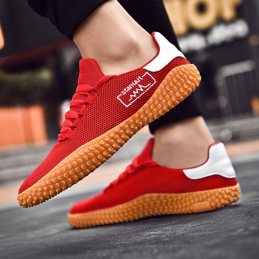 Zapatillas deportivas transpirables de tejido volador stanuut para hombre: ligeras y con amortiguación