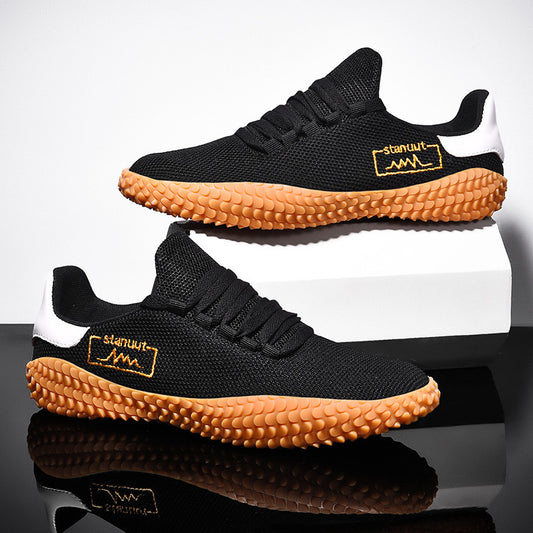 Zapatillas deportivas transpirables de tejido volador stanuut para hombre: ligeras y con amortiguación