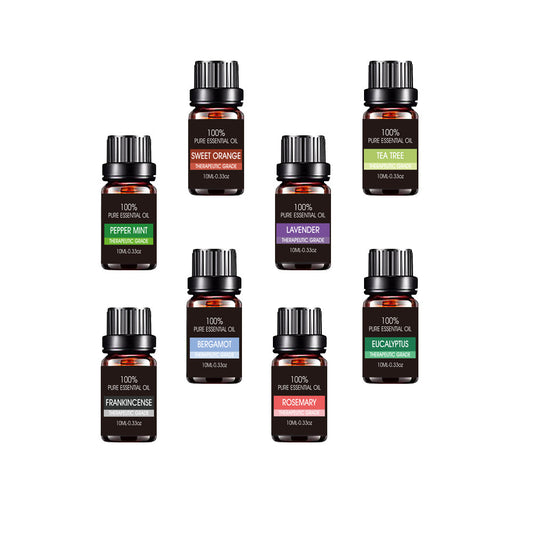 Gu Jia Organic Aromatherapy Essential Oils Set – Therapeutic Grade for Diffuser