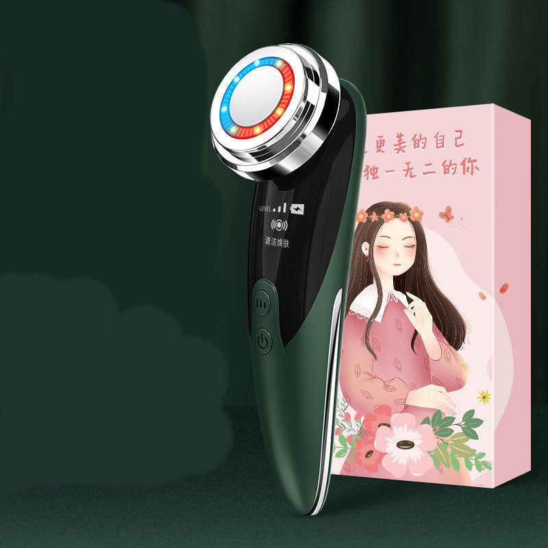LuxuryGlow 4-in-1 Skin Rejuvenation Facial Massager – Deep Cleansing & Anti-Aging Device
