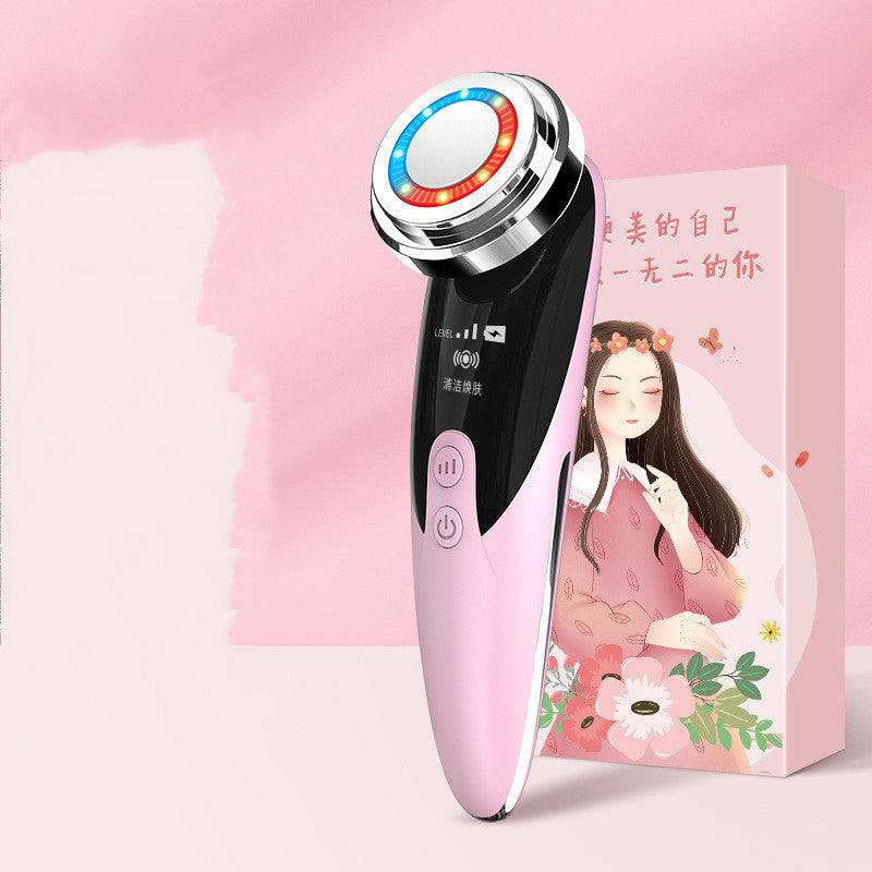 LuxuryGlow 4-in-1 Skin Rejuvenation Facial Massager – Deep Cleansing & Anti-Aging Device