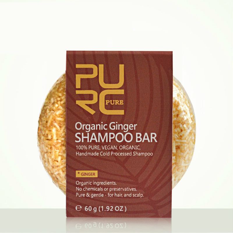 Champú y jabón herbal Purc: anticaspa, control de grasa y nutrición capilar (varios aromas)