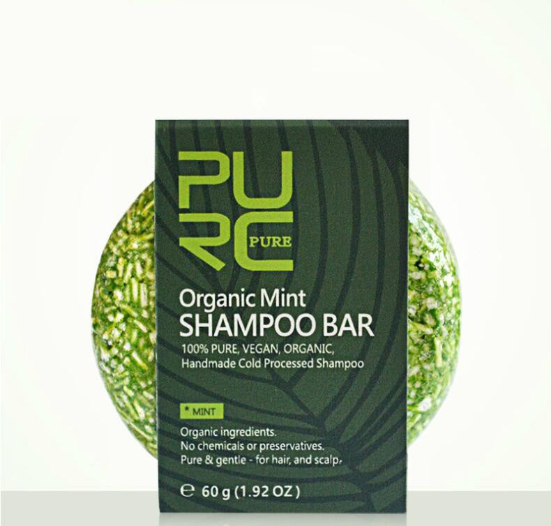 Champú y jabón herbal Purc: anticaspa, control de grasa y nutrición capilar (varios aromas)