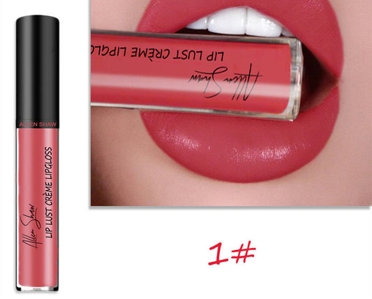 ALLEN SHAW Silky Cream Lip Gloss – Long-Lasting Mineral Lip Glaze (1pc)
