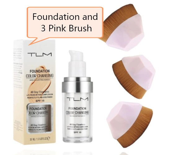 Base de maquillaje TLM con cambio de color activado por la temperatura y FPS 50 – Corrector BB natural