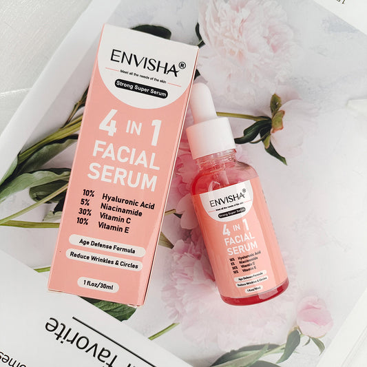 Suero Facial Blanqueador Antiedad ENVISHA – Esencia Hidratante y Reparadora de Arrugas (30 ml)
