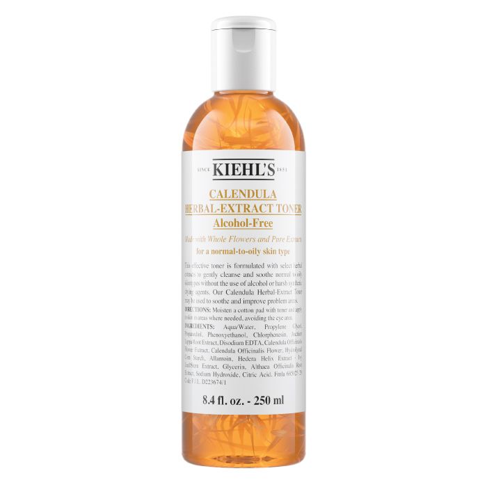 KIEHL’S Calendula Herbal Extract Toner – Alcohol-Free Pore Tightening & Skin Soothing