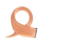 LuxuryGlow Gradient Long Curly Hair Wig Patch – 60cm Colorful Hair Extension for Women