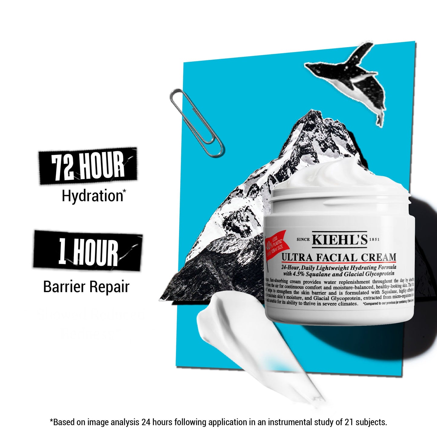 KIEHL’S Ultra Hydrating Facial Cream – 125ml | Deep Moisture + Skin Barrier Care
