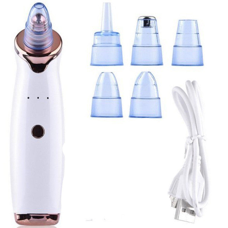 LuxuryGlow Electric Blackhead Remover – Deep Pore Cleaner with 5 Suction Levels