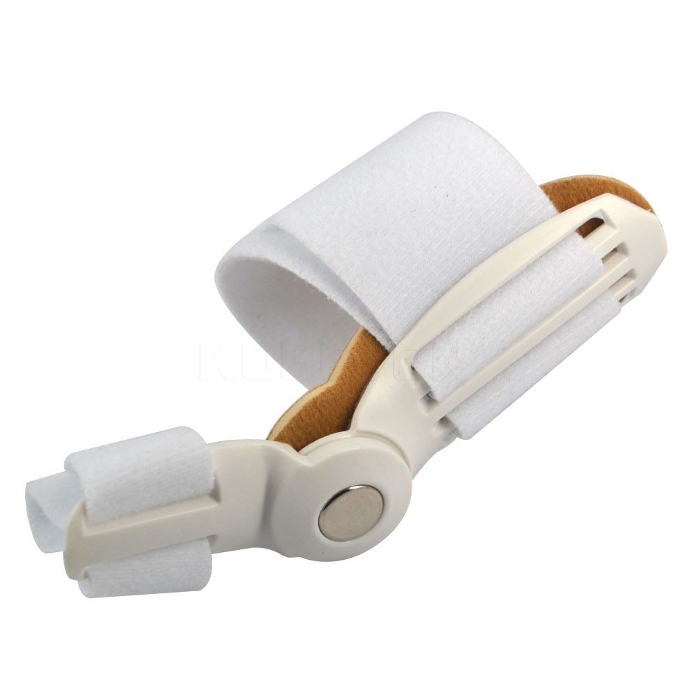 Corrector de hallux valgus LuxuryGlow: férula ajustable para juanetes con separador de dedos