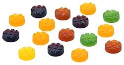 Nestlé Rowntree’s Fruit Gums – Chewy Assorted Fruit-Flavoured Candy | 120g Resealable Pouch (Imported, Vegetarian)