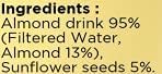 137 Degrees Unsweetened Almond Drink 1L | Plant-Based Almond Milk | Dairy-Free, Gluten-Free, Soy-Free | Imported from USA