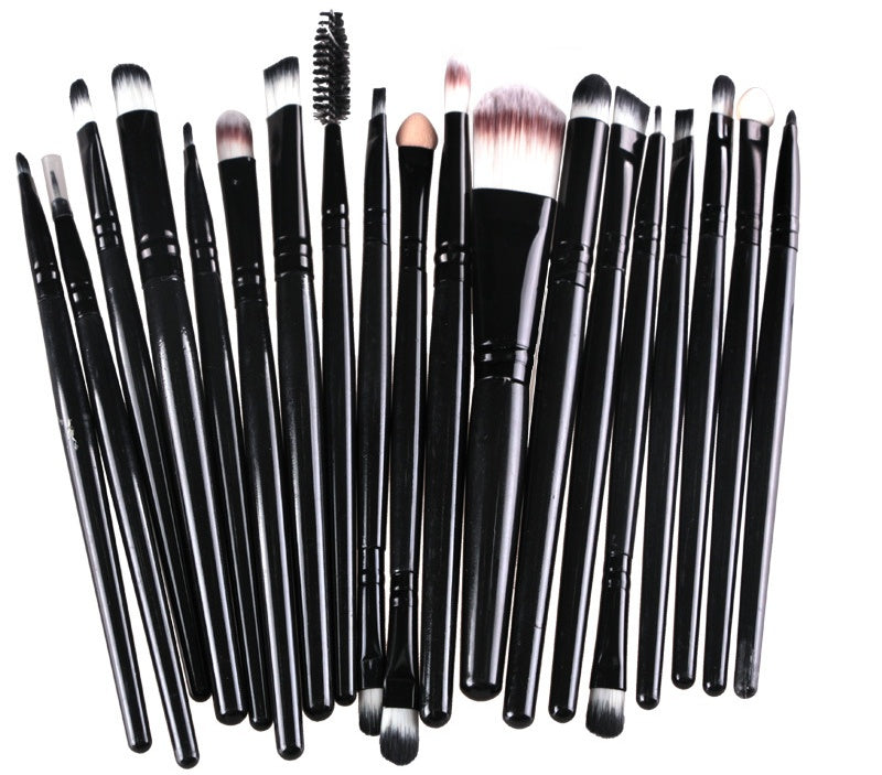 LuxuryGlow Professional 5-in-1 Makeup Brush Set – Powder, Blush & Eyeshadow Brushes