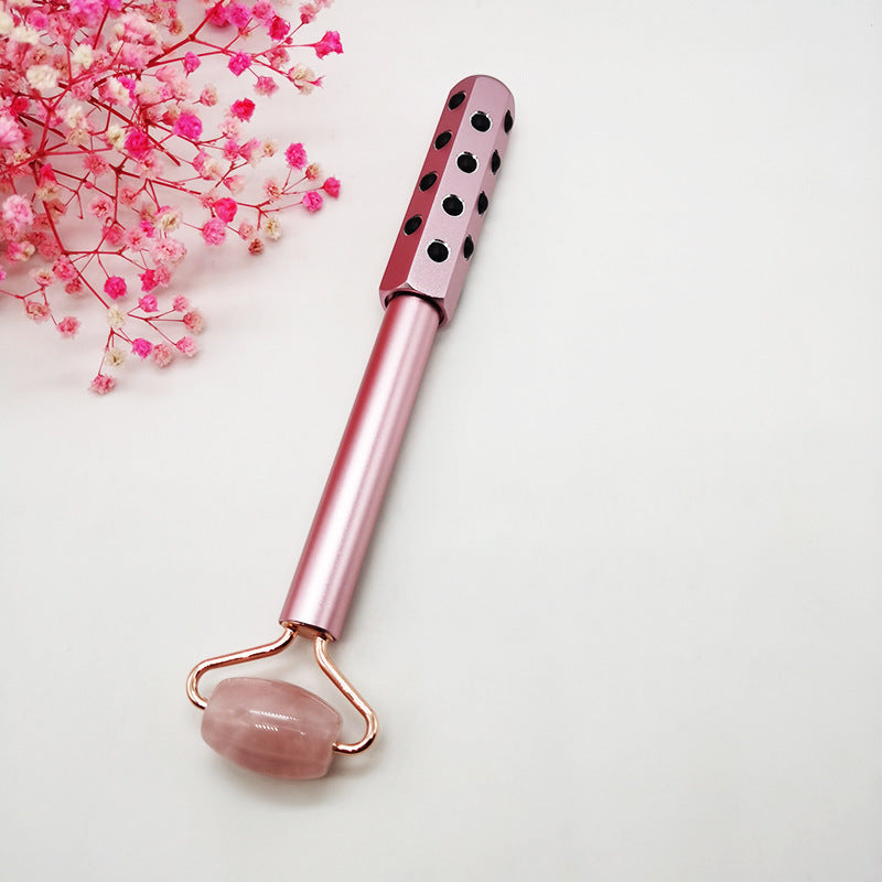 LuxuryGlow 4-in-1 Natural Jade & Germanium Face and Body Massage Roller Set