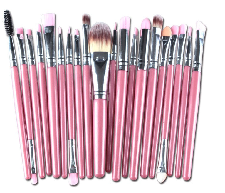 LuxuryGlow Professional 5-in-1 Makeup Brush Set – Powder, Blush & Eyeshadow Brushes