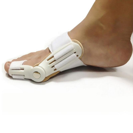 Corrector de hallux valgus LuxuryGlow: férula ajustable para juanetes con separador de dedos