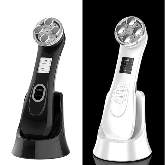 جهاز تجديد شباب الوجه LuxuryGlow EMS RF - أداة لشد البشرة ومكافحة الشيخوخة