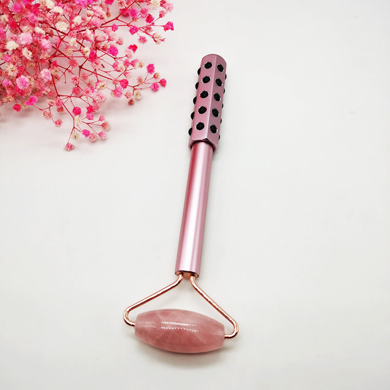 LuxuryGlow 4-in-1 Natural Jade & Germanium Face and Body Massage Roller Set